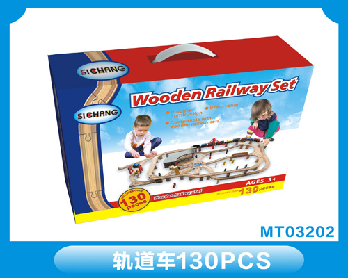 Wooden railway set MT03202