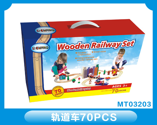 Wooden railway set MT03203