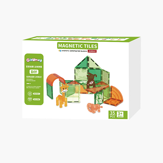 CONSTRUCTION BLOCK JUNGLE 35PCS