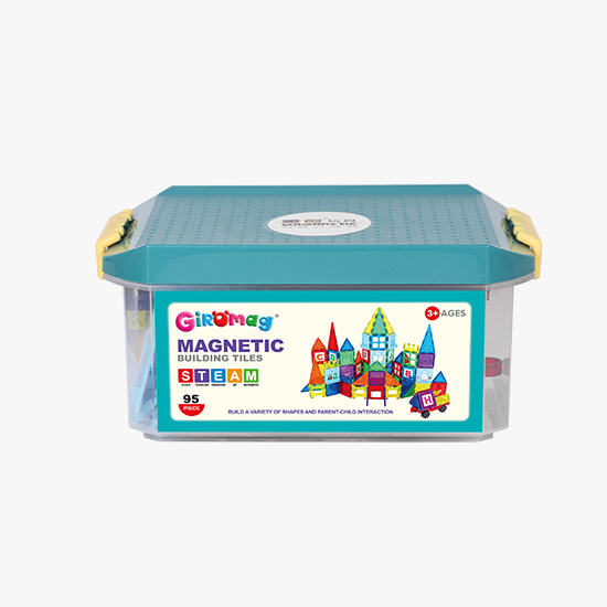 MAGNETIC BUILDING TILES 95PCS