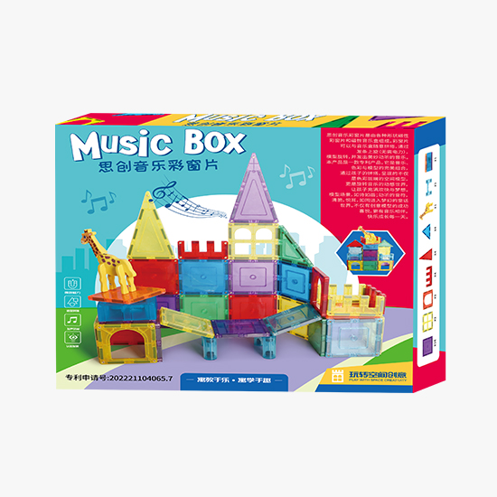 MAGNETIC BUILDING MUSIC TILES 36PCS